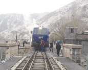 صدای سوت قطار در خوی شنیده می‎شود