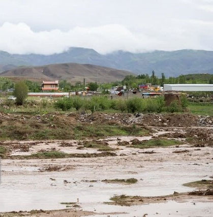 وقوع سیل در ۱۲ روستای شهرستان اهر