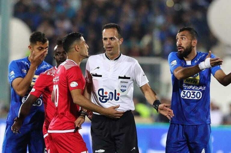بیژن حیدری داور بازی  استقلال و پرسپولیس