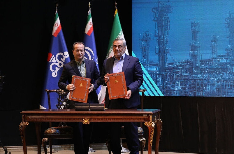 قرارداد طرح فشارافزایی میدان مشترک  پارس جنوبی با حضور رئیس‌جمهوری امضا شد