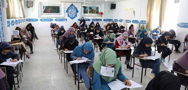 همه امتحانات دانش آموزان و آزمون تیزهوشان سر وقت برگزار می‌شود
