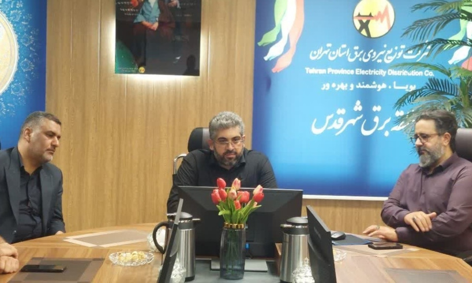 بازدید فرماندار قدس از اداره برق