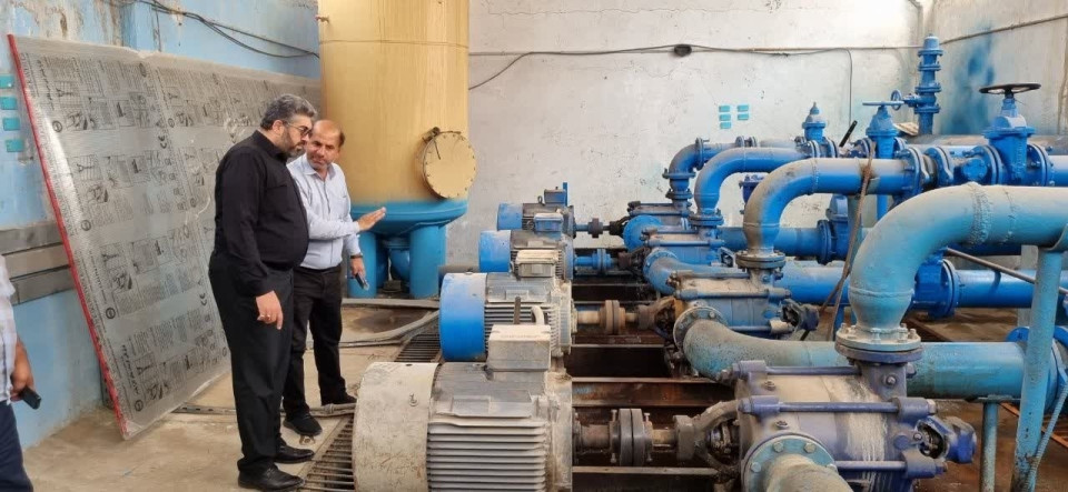 فرماندار قدس از مخازن آب شهرستان بازدید کرد