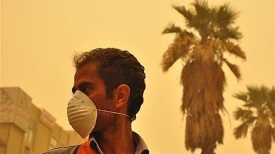 سرعت طوفان گردوخاک سیستان  از ۱۰۰ کیلومتر گذشت