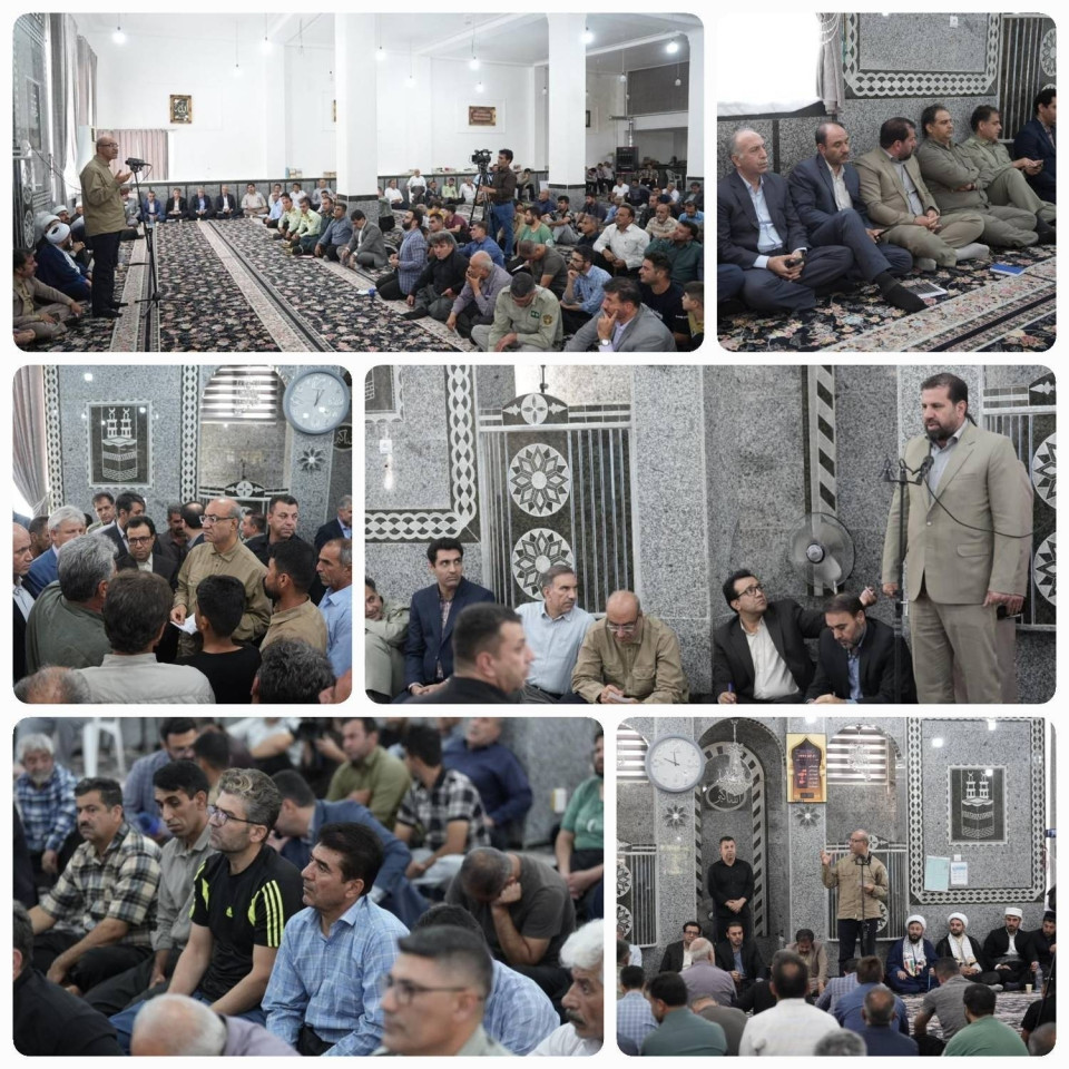 نشست بررسی مسائل و پیگیری مشکلات ریجاب در جریان سفر استاندار کرمانشاه