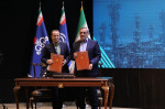 قرارداد طرح فشارافزایی میدان مشترک  پارس جنوبی با حضور رئیس‌جمهوری امضا شد
