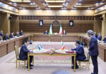 امضای ۴ سند همکاری مشترک میان  ایران و ازبکستان