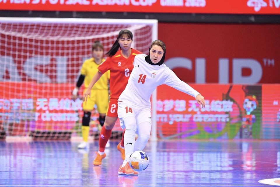 پیروزی پُرگل تیم ملی فوتسال بانوان  مقابل نیوزیلند