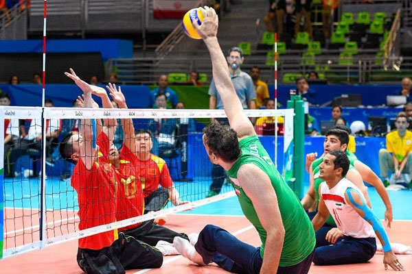 پیروزی والیبال نشسته ایران مقابل لهستان  در قهرمانی جهان
