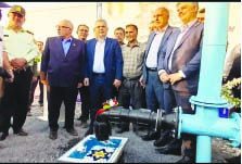 طرح آبرسانی شهر خنجین به بهره‌برداری رسید