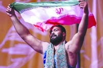 مصطفی طغانی قهرمان کشتی پهلوانی شد