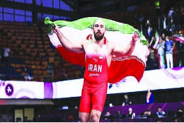 زارع در مسیر چهارمین طلای جهان