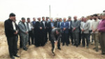آیین کلنگ‌زنی پروژه مزرعه خورشیدی  ۱۳۰ هزار هکتاری در شهرک صنعتی پرند